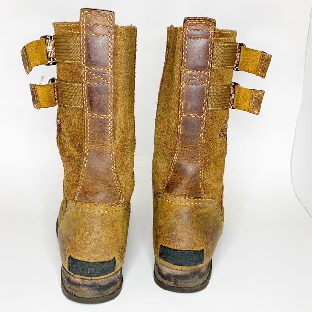 SOREL Major Pull on Grizzly Bear Tan Boots‎ Sz 6 - Thumbnail 4