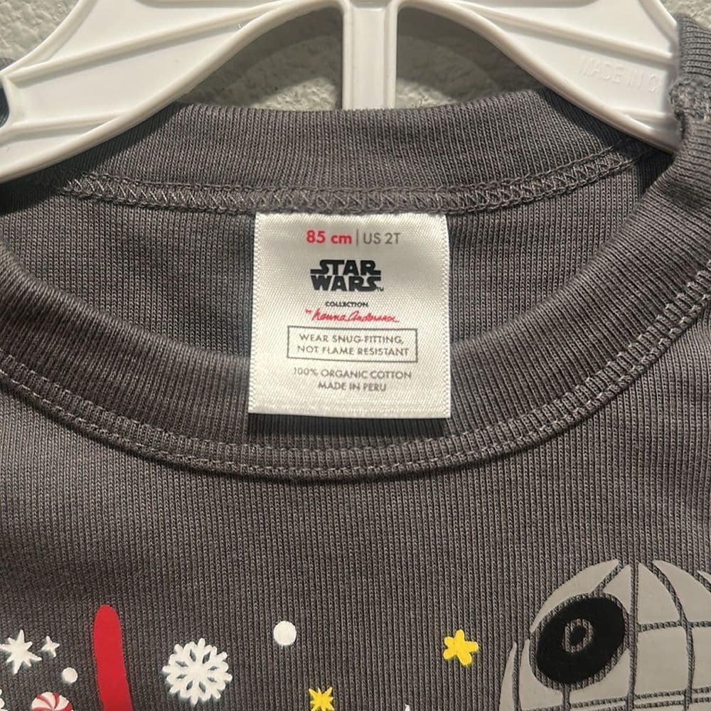 Hanna Andersson Star Wars Holiday NWT 2pc‎ PJsSz 85cm 2T - Thumbnail 6