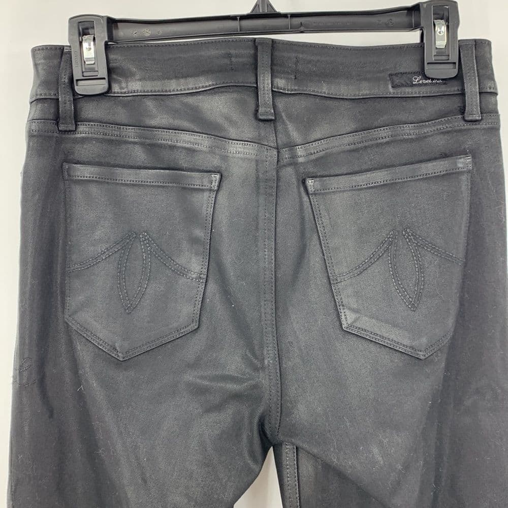 Level 99 Wax Jeans in Black‎ Sz 29/8 - Thumbnail 4