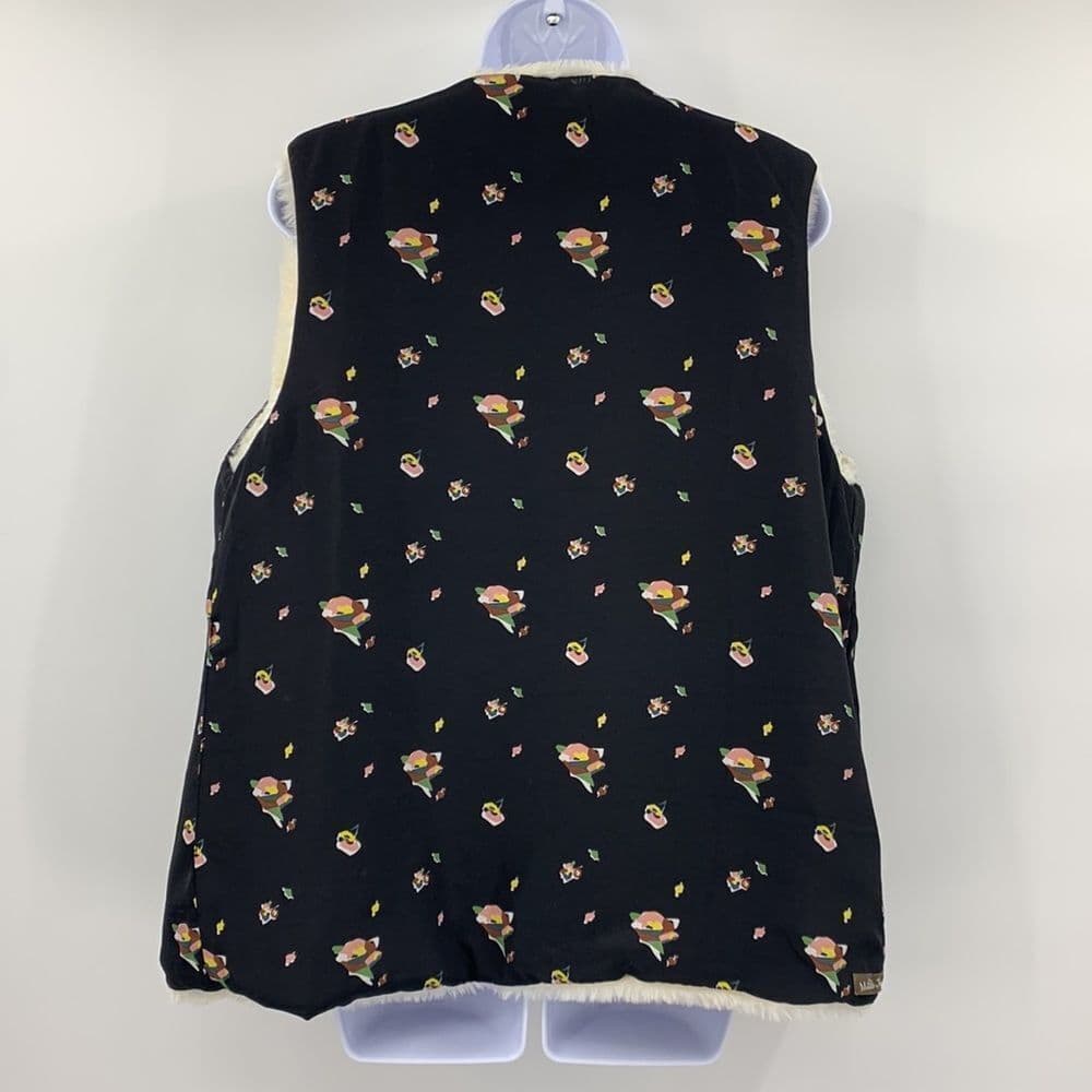 Matilda Jane Snow Way Faux Fur Vest Reversible Sz‎ L - Thumbnail 6