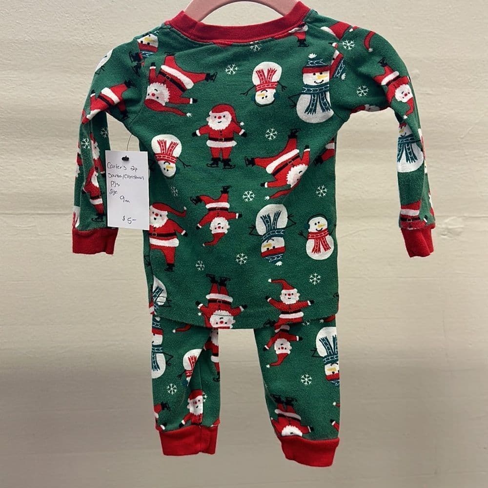 Carters Santa 2pc‎ Pjs 9m - Thumbnail 2