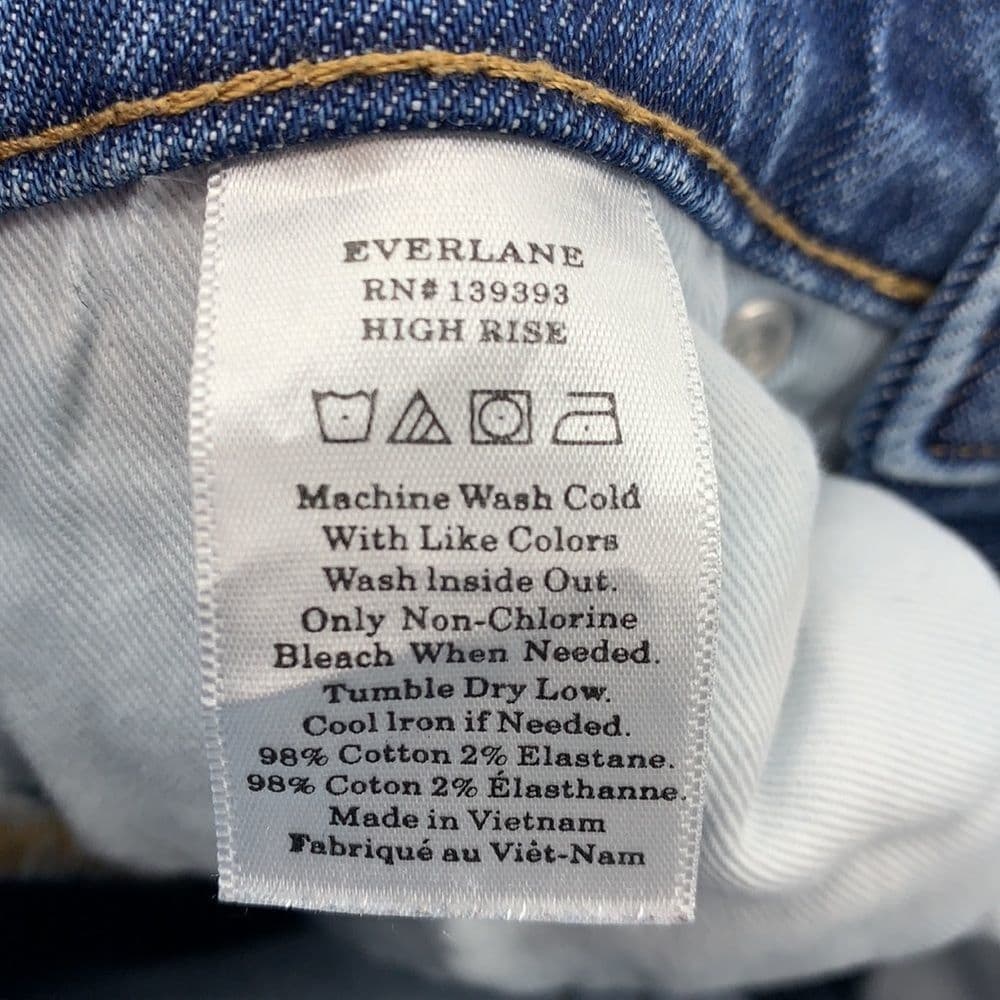 Everlane High Rise‎ Jeans Sz 25 - Thumbnail 7