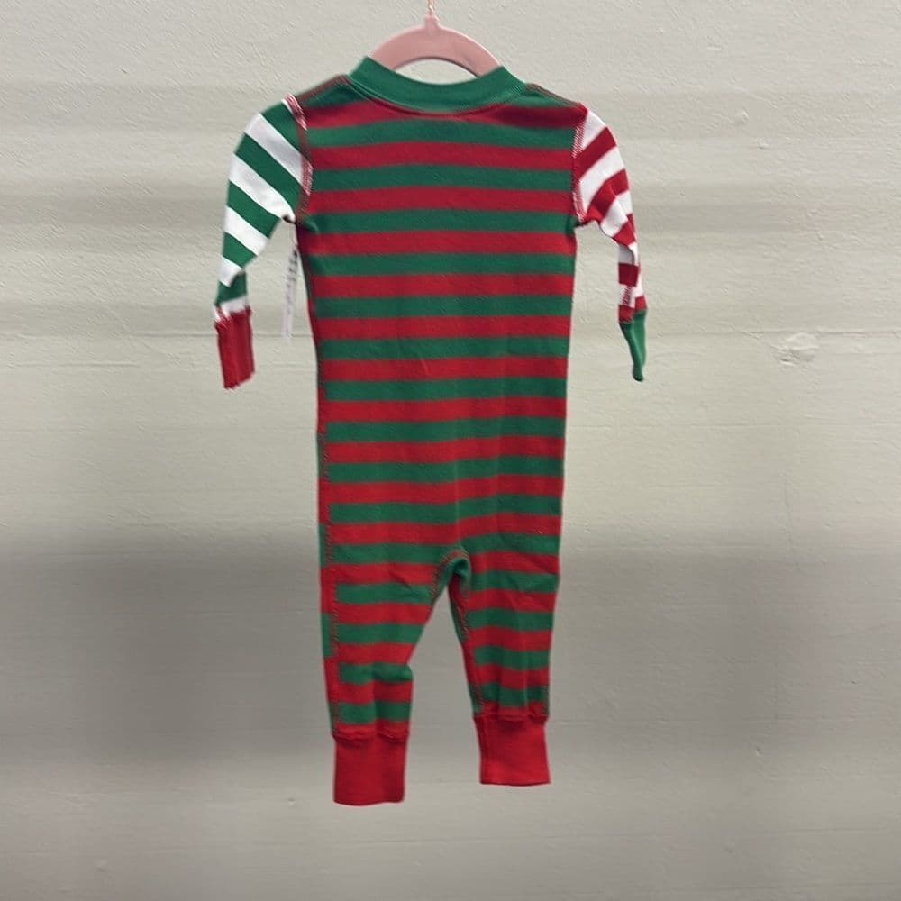 Hanna Andersson Holiday Stripe Pjs‎ 60cm 6-9m - Thumbnail 2