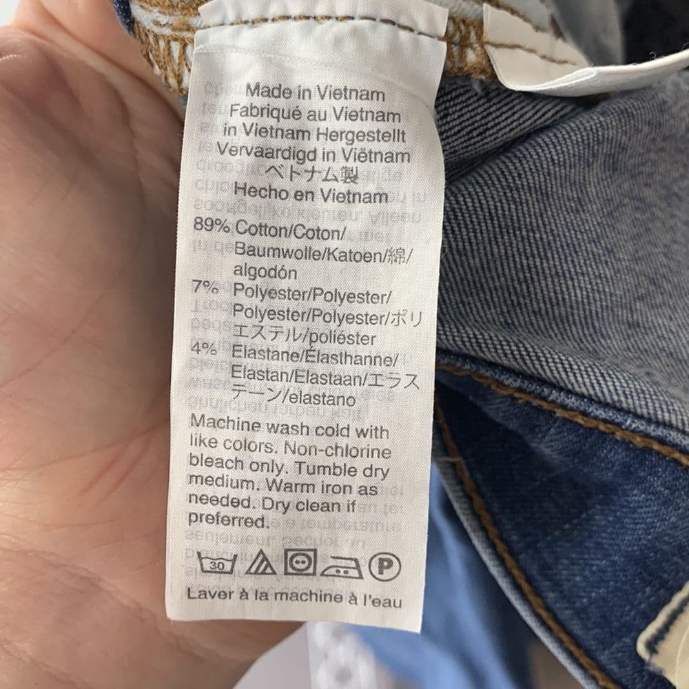 Madewell 11” High Rise Skinny Jeans Button‎ Fly Sz 23 - Thumbnail 8