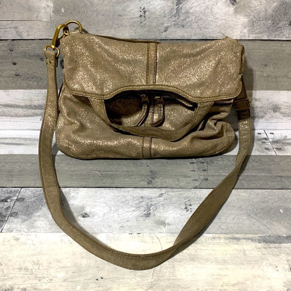 Fossil Metallic Fold Over‎ Purse - Thumbnail 2