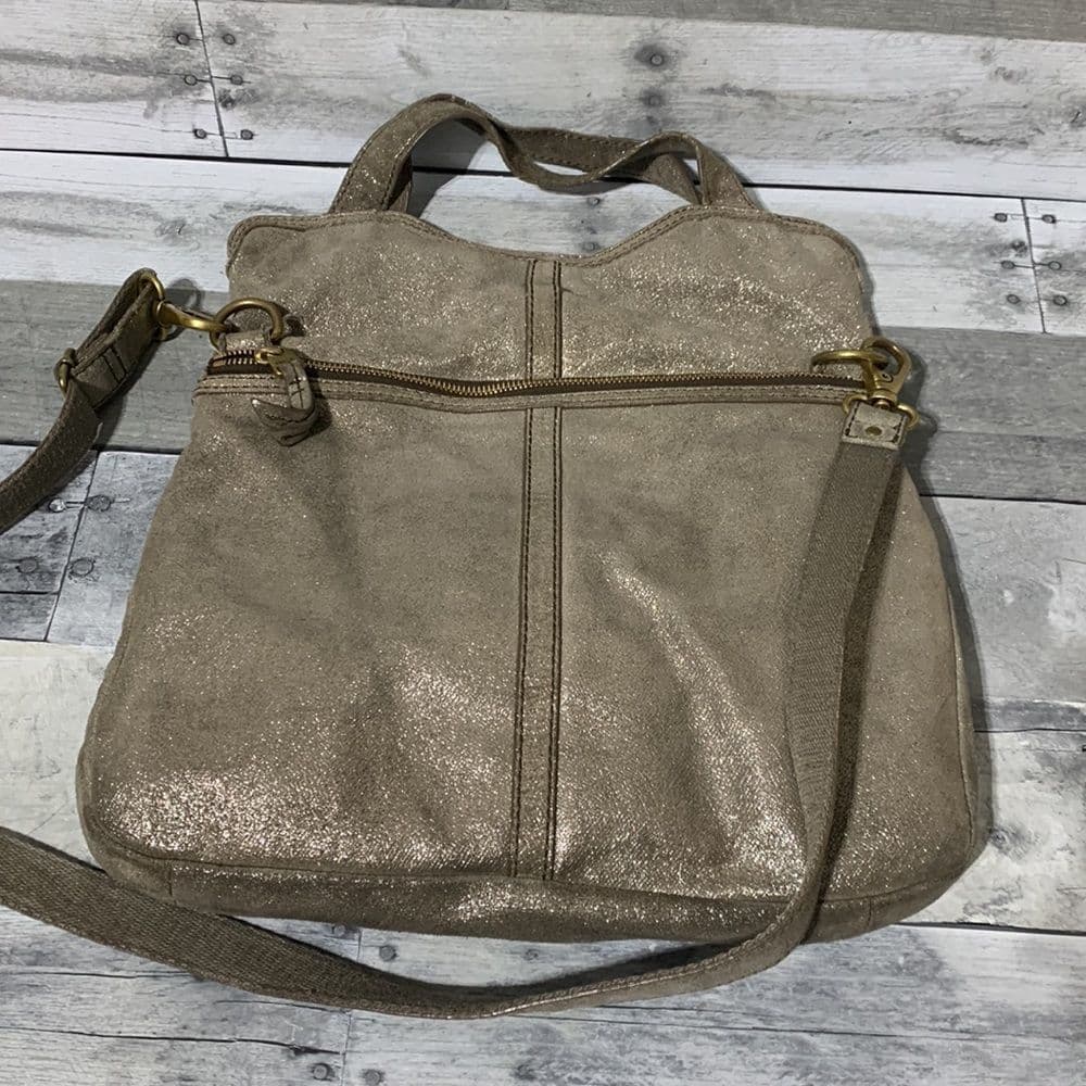 Fossil Metallic Fold Over‎ Purse - Thumbnail 3