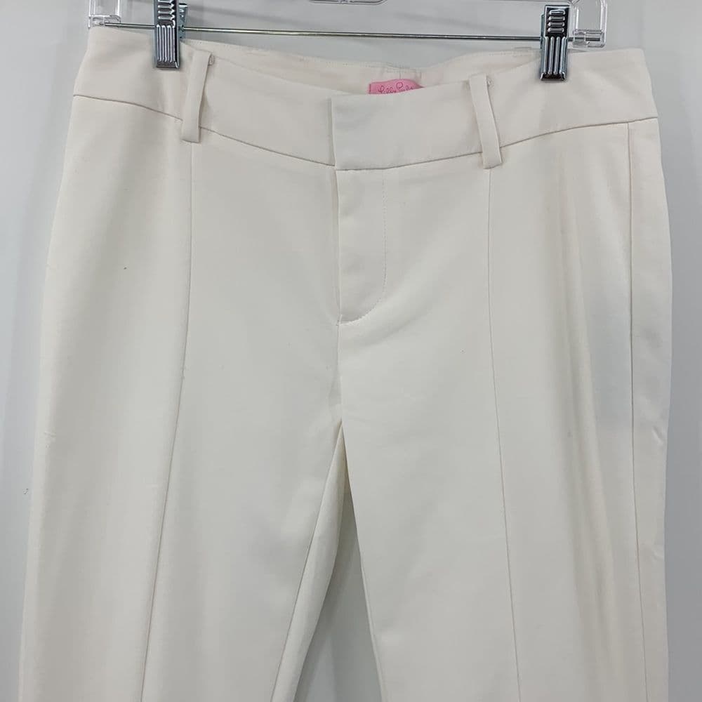 Lilly Pulitzer Chantel Stretch Dinner Pant in Coconut Sz 8‎ NWT - Thumbnail 3