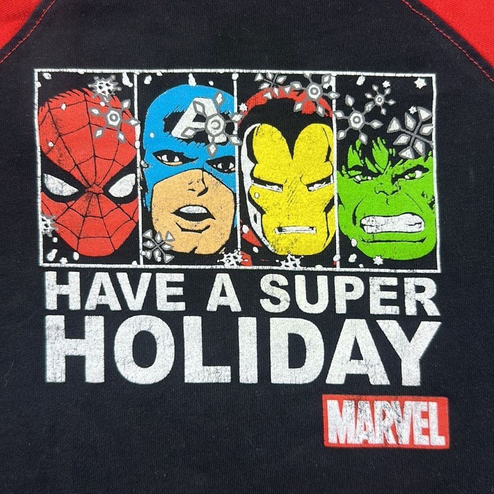 Marvel Comics Holidays Shirt‎ Sz 2T - Thumbnail 2