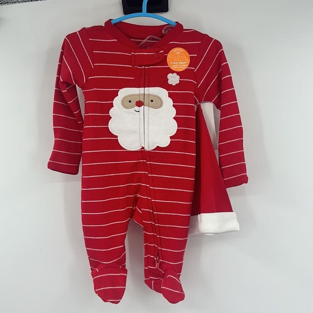 Just One You by CARTERS NWT Santa 2 ok Bundle Sz‎ Newborn - Thumbnail 6