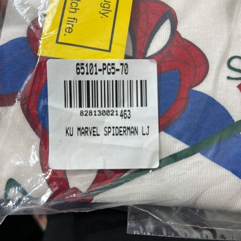 Hanna Andersson Spider-Man 2pc PJ Set NWT Sz‎ 6-12m 70cm - Thumbnail 5