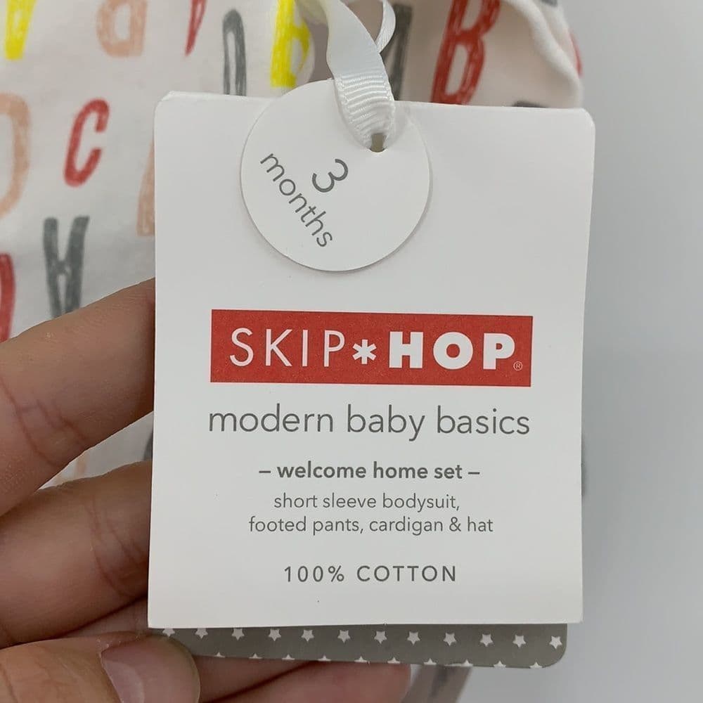 Skip Hop Welcome Home‎ 4pc Set 100% Cotton 3M - Thumbnail 6
