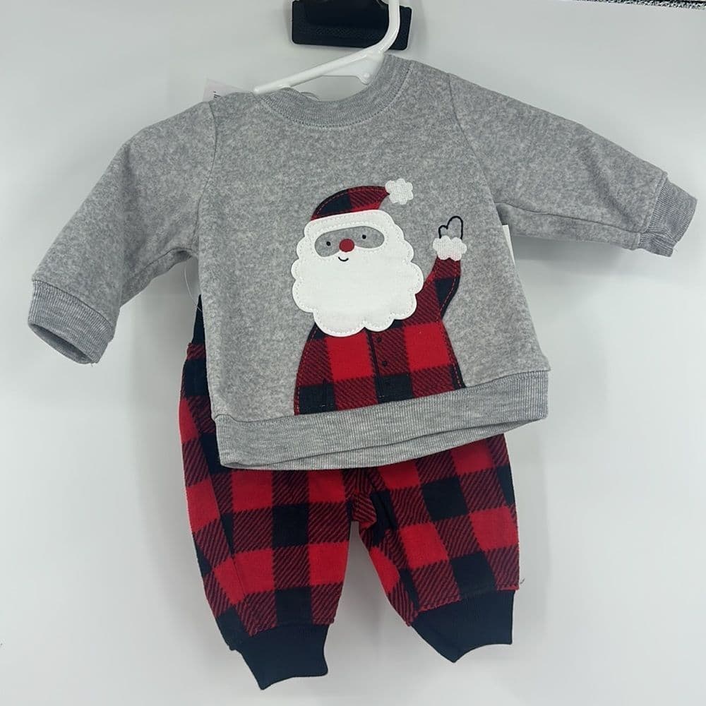 Just One You by CARTERS NWT Santa 2 ok Bundle Sz‎ Newborn - Thumbnail 2