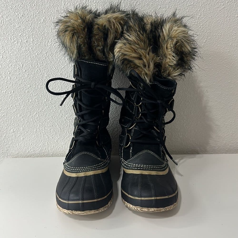 Sorel Joan of Artic Suede‎ Winter Snow Boots Sz 9 - Thumbnail 2