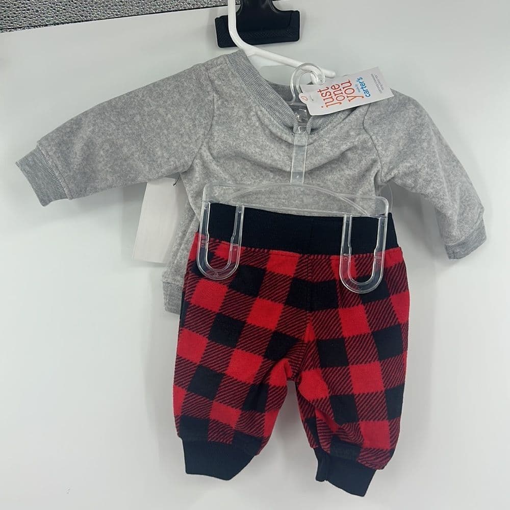 Just One You by CARTERS NWT Santa 2 ok Bundle Sz‎ Newborn - Thumbnail 3