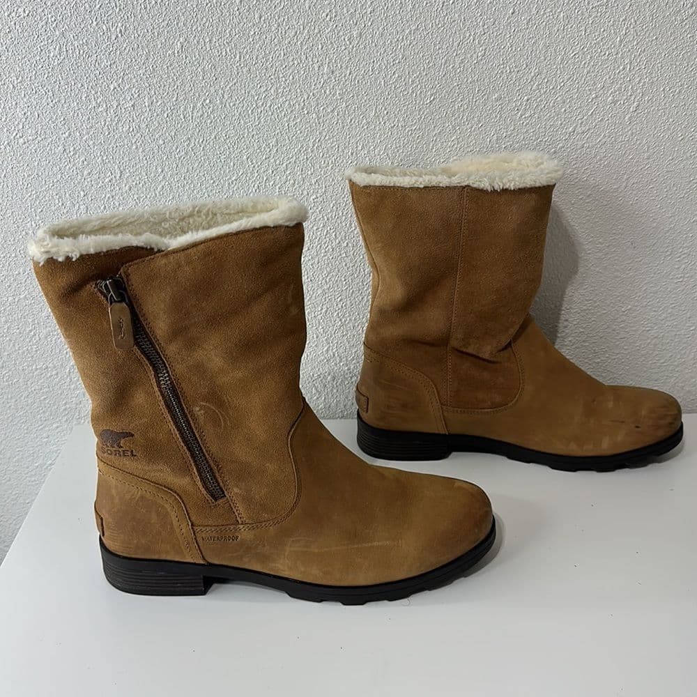 Sorel Emelie Foldover Boot‎ in Camel Brown Sz 11 - Thumbnail 3