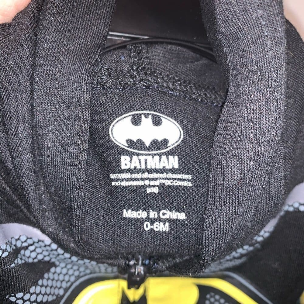 Batman‎ Pajama/Playsuit with Cape 0-6M - Thumbnail 5