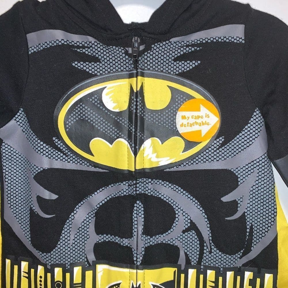 Batman‎ Pajama/Playsuit with Cape 0-6M - Thumbnail 2