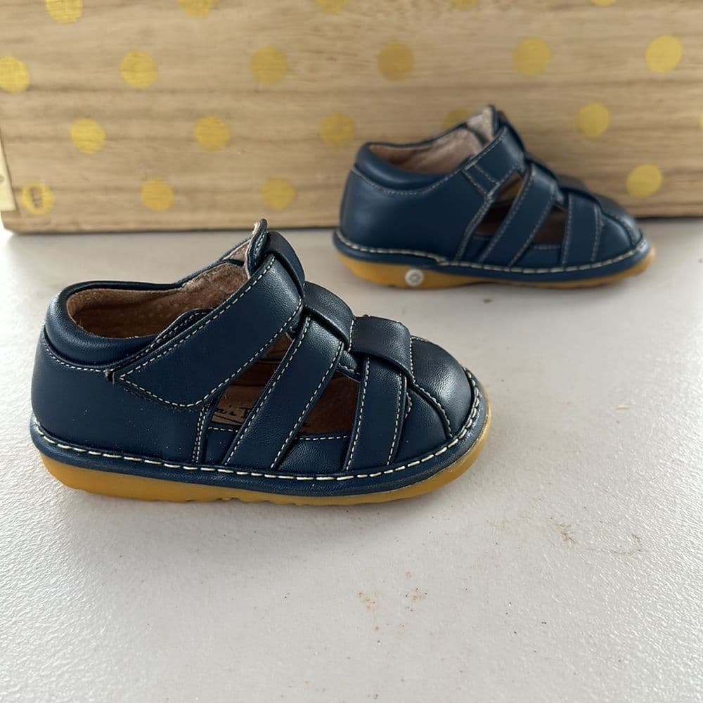 Alligator Squeaker Sandals Little Mae’s Boutique Sz‎ 3 - Thumbnail 3
