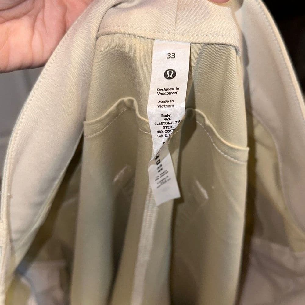 Lululemon City Sleek 5 Pocket Wide-Leg High-Rise Pant *Light Utilitech in Natura - Thumbnail 5