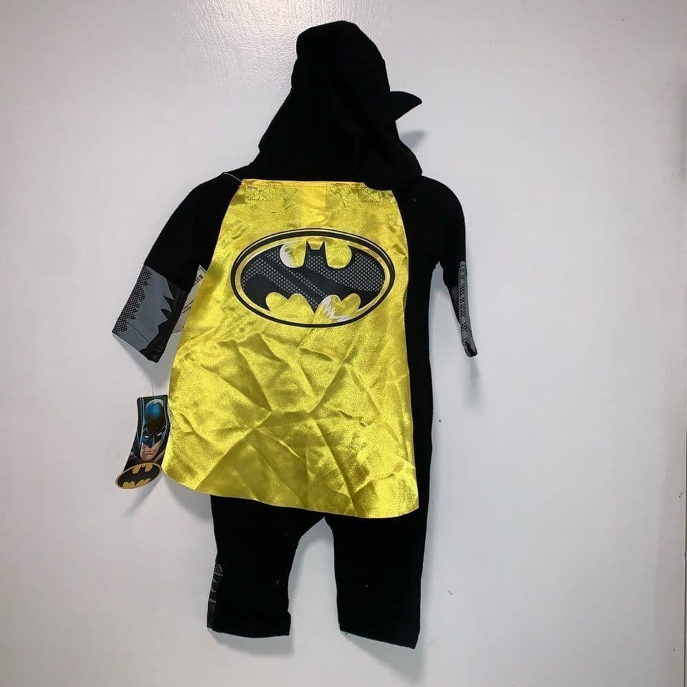 Batman‎ Pajama/Playsuit with Cape 0-6M - Thumbnail 4