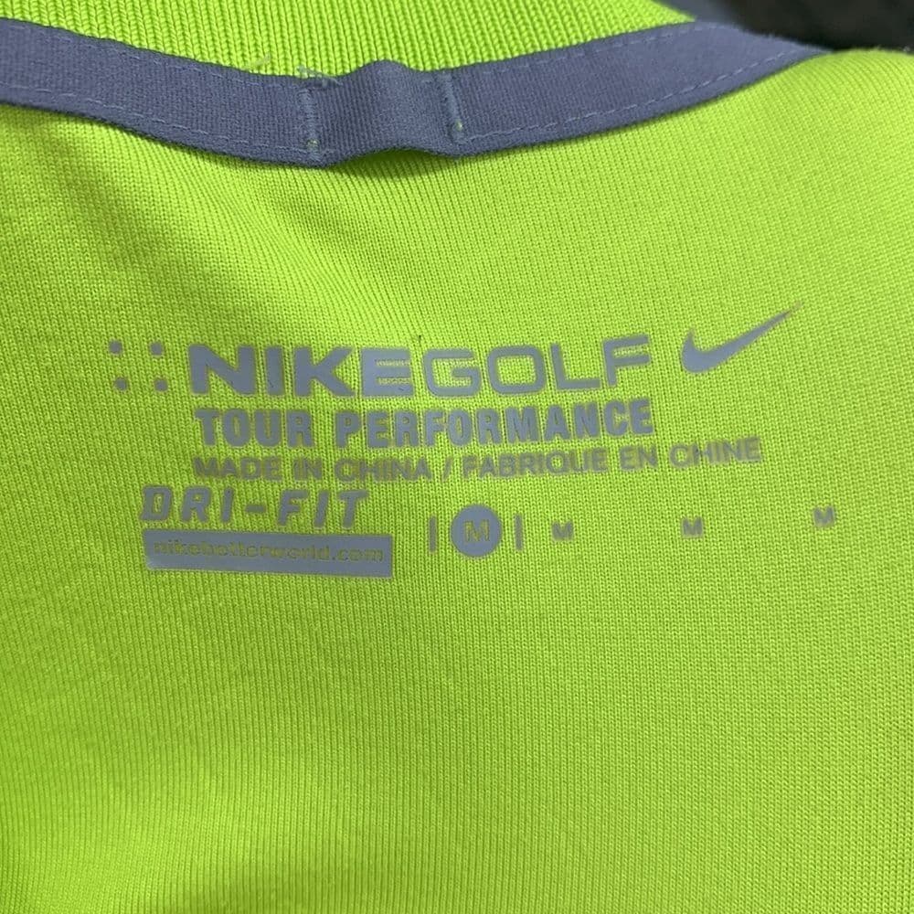 Nike Gold Tour‎ Performance Polo Sz M - Thumbnail 6
