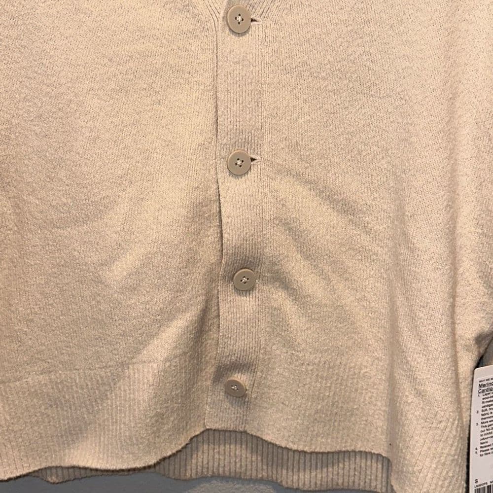 Lululemon Merino Wool-Blend‎ Cardigan Mens Sz Small NWT - Thumbnail 3