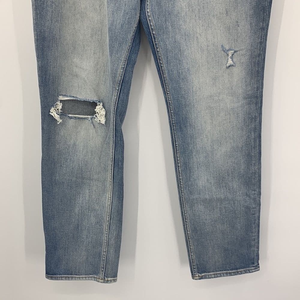 Hudson Jeans Mens Blake Slim Straight‎ Sz 36 Distressed Light Wash - Thumbnail 3