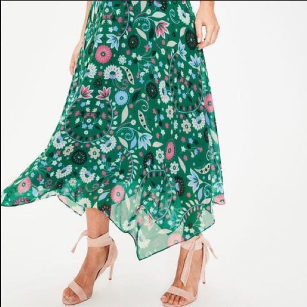 Boden Beatrix Dress Forest Folk‎ Meadow US 4L - Thumbnail 9