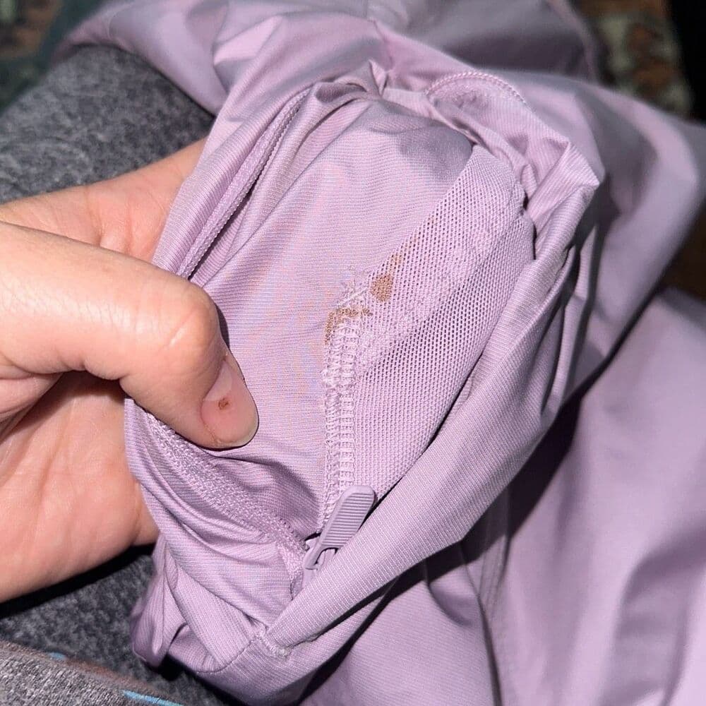 Lululemon Lightweight Cropped Track Jacket in‎ Dusty Rose Sz 12 - Thumbnail 6