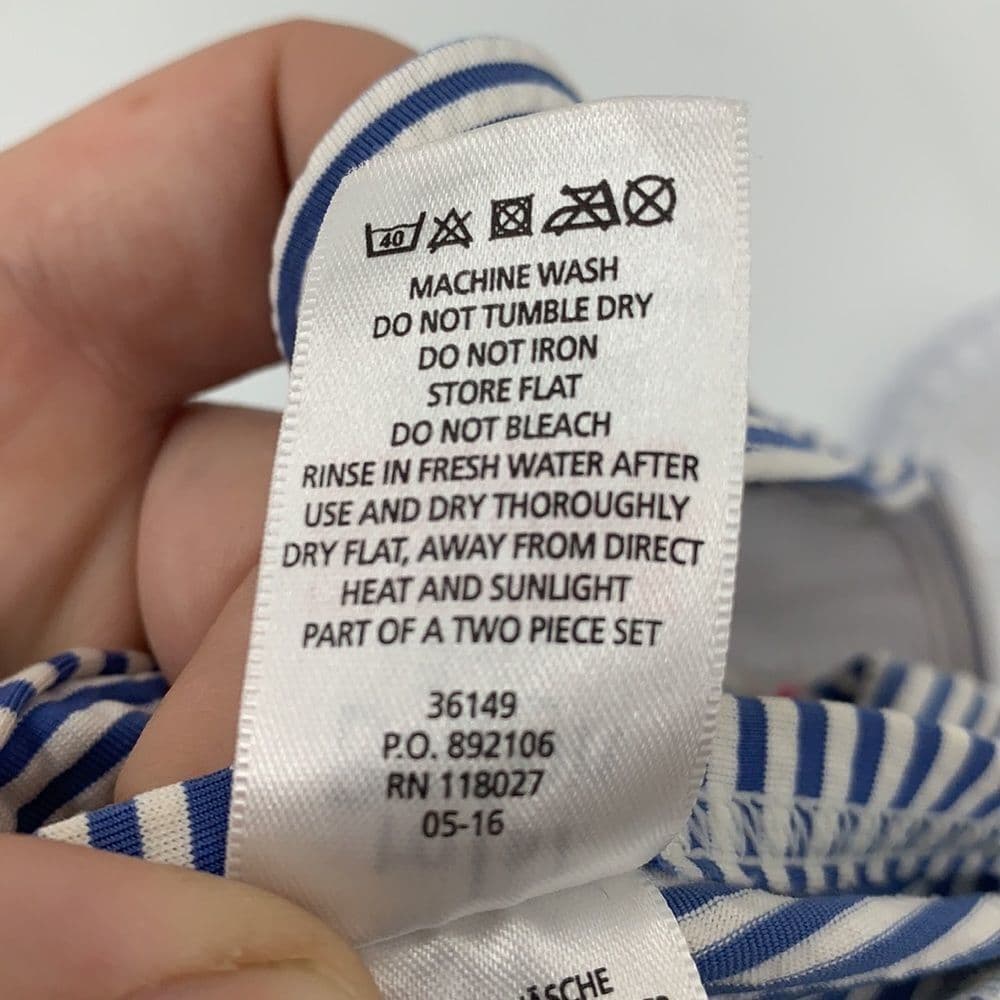 Mini Boden 3-4Y Striped Ruffle Bikini‎ - Thumbnail 7