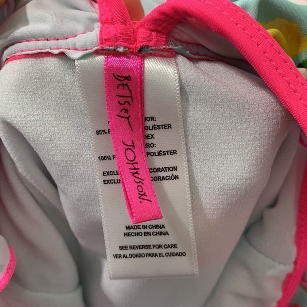 Betsey Johnson Pompom Ruffle Swimsuit Sz 4‎ - Thumbnail 5