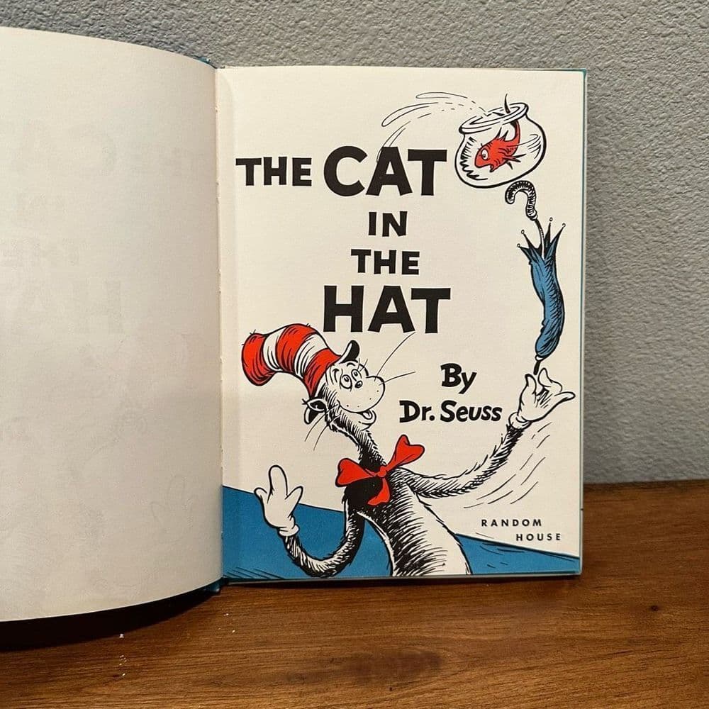 Dr. Suess‎ The Cat In The Hat 1957 First Edition with Jacket - Thumbnail 11