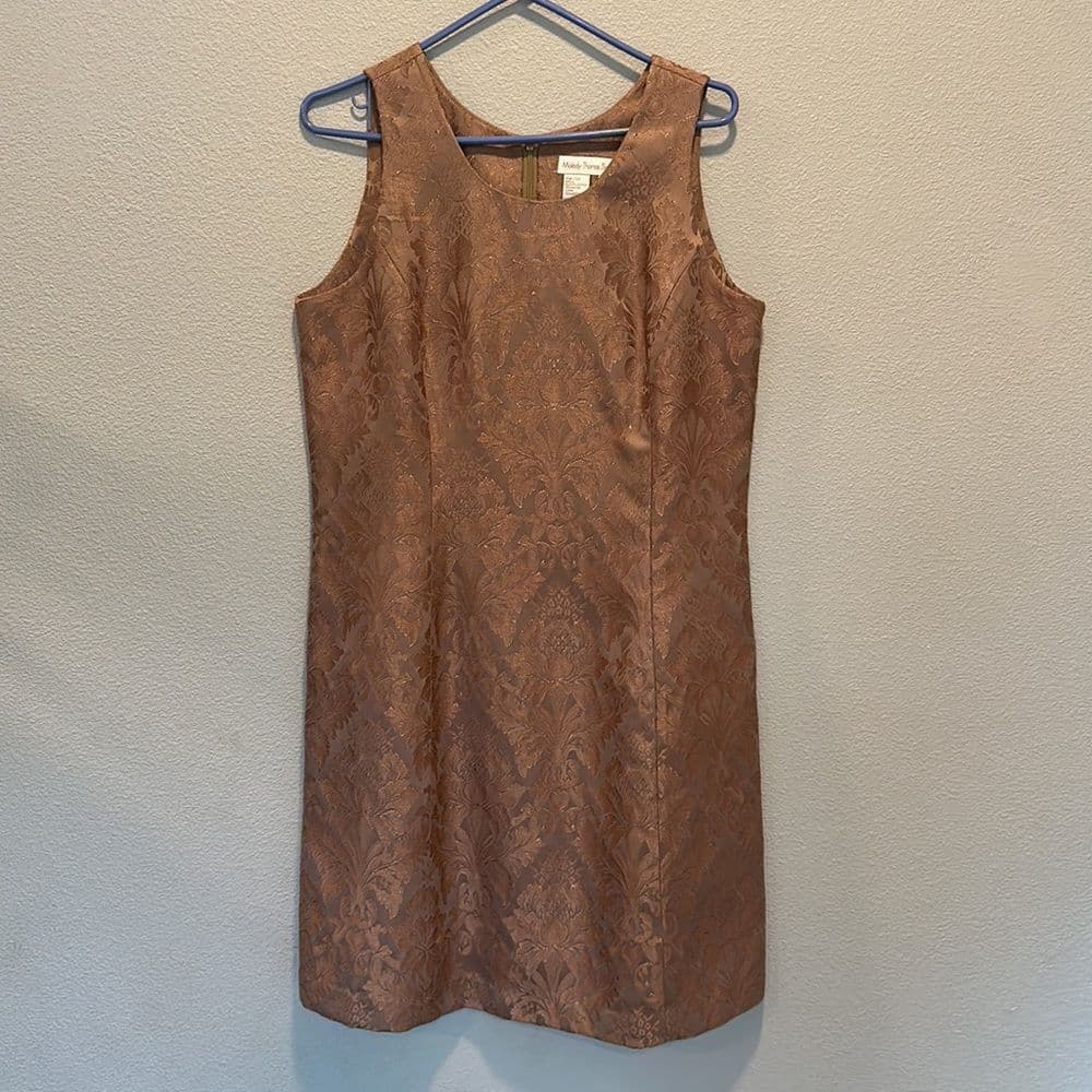 Melody Thomas‎ Scott Dress with Overcoat Sz 12 - Thumbnail 4