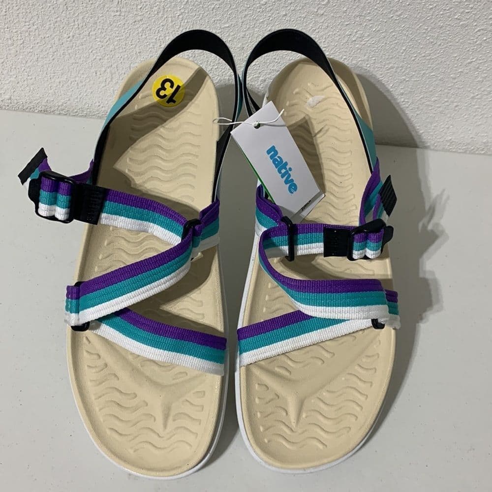 Native Sandals Sz US‎ 13 EUR 47 NWT - Thumbnail 2