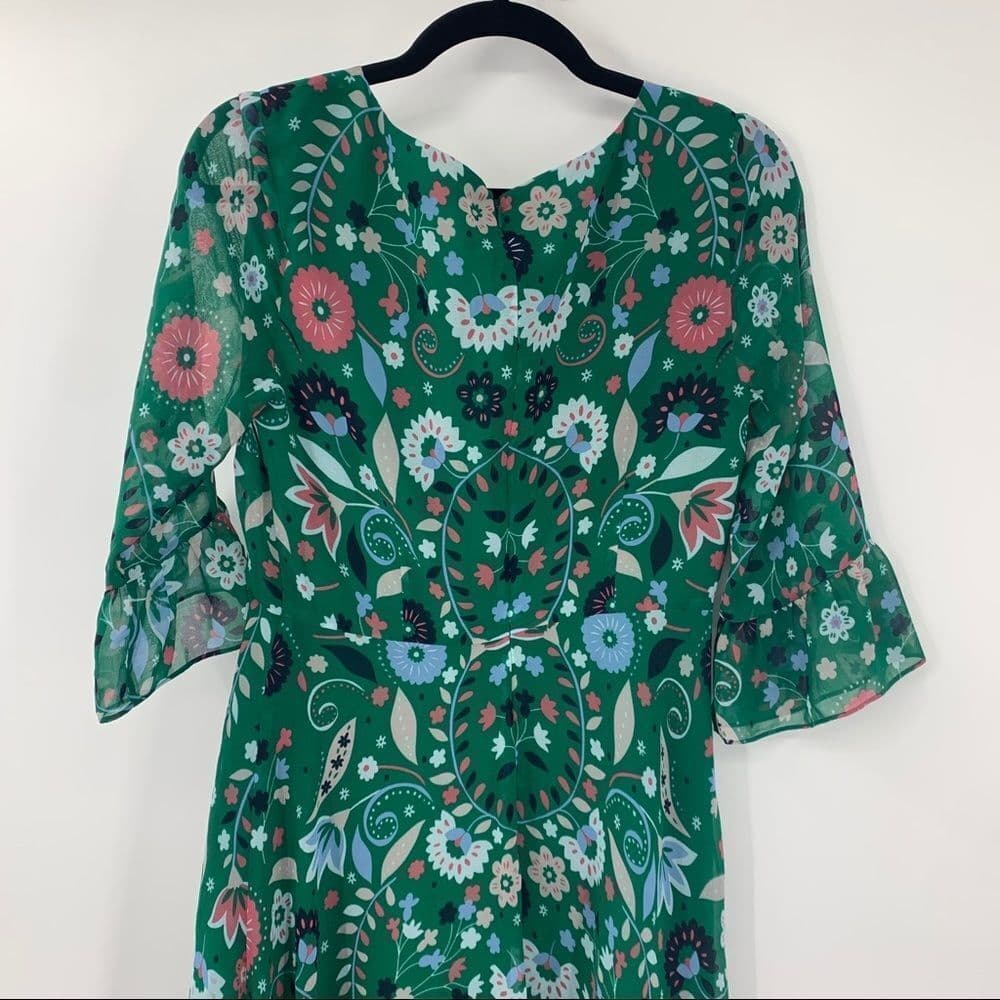 Boden Beatrix Dress Forest Folk‎ Meadow US 4L - Thumbnail 5