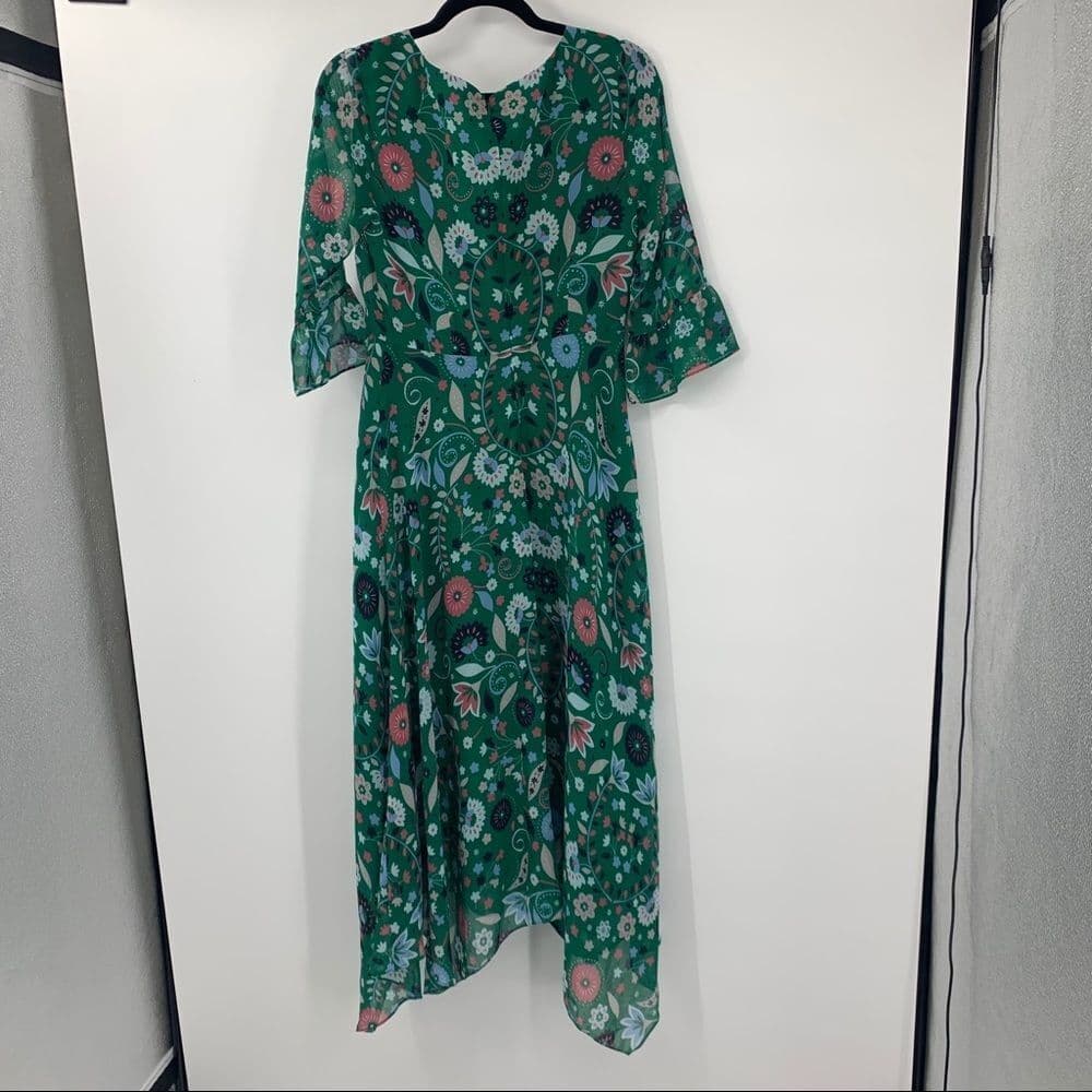 Boden Beatrix Dress Forest Folk‎ Meadow US 4L - Thumbnail 4