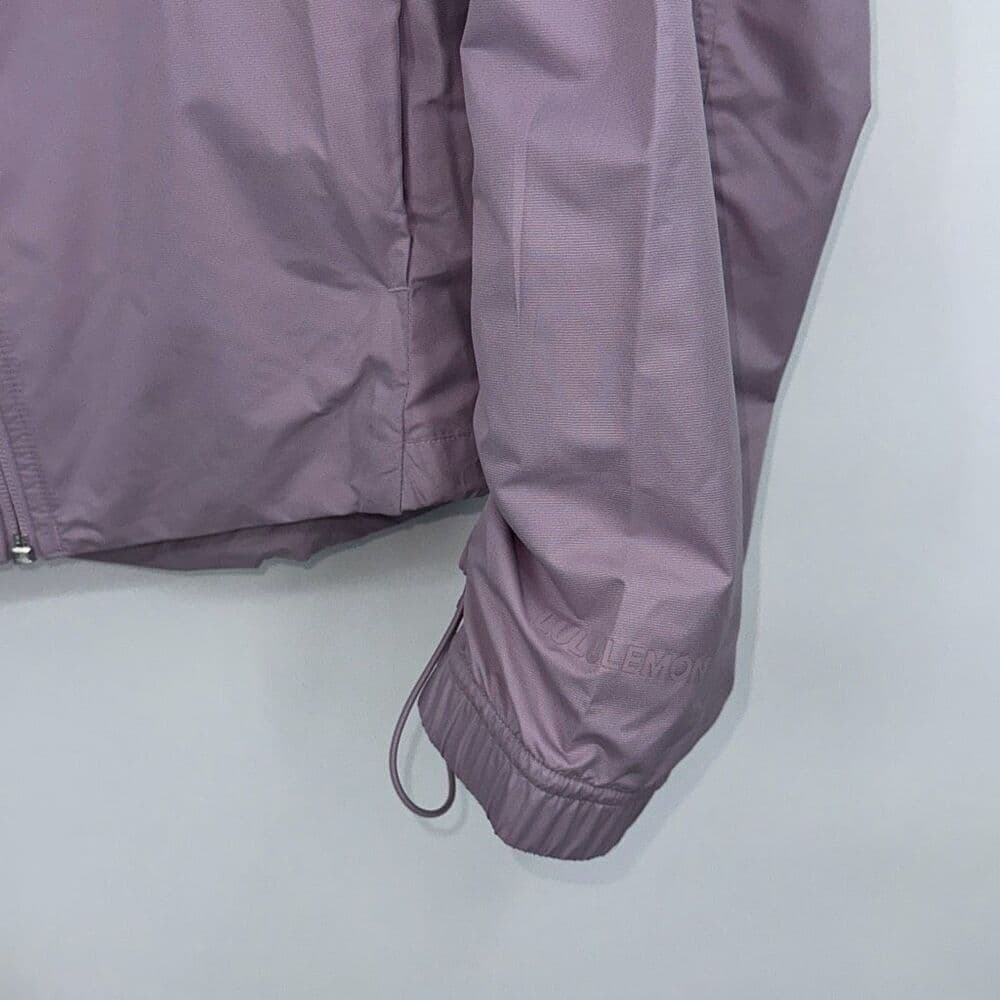 Lululemon Lightweight Cropped Track Jacket in‎ Dusty Rose Sz 12 - Thumbnail 3