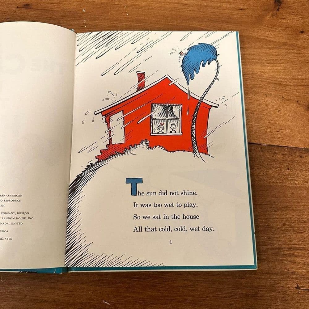 Dr. Suess‎ The Cat In The Hat 1957 First Edition with Jacket - Thumbnail 13