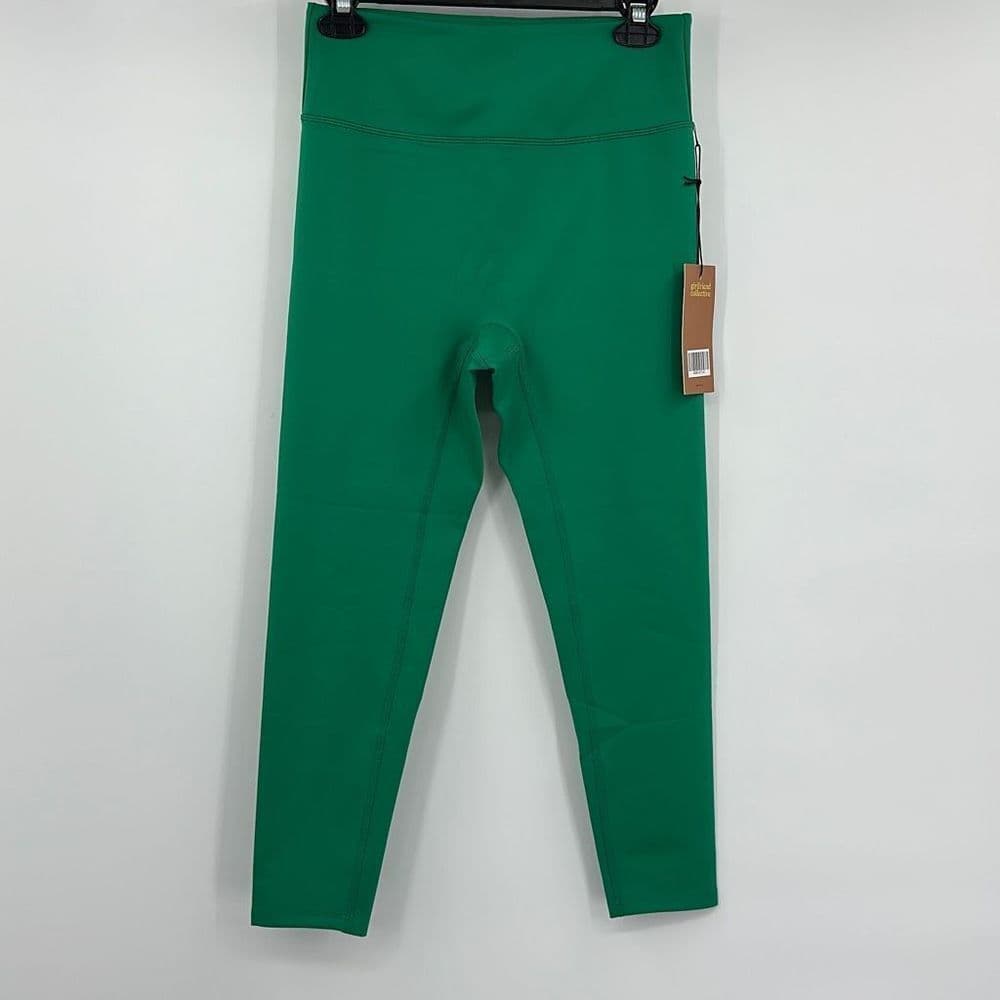 Girlfriend Collective Emerald Green Leggings Sz‎ L NWT - Thumbnail 2