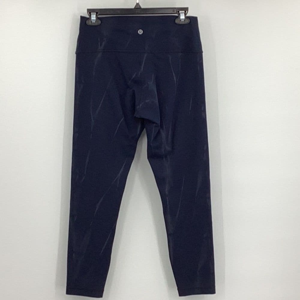 Lululemon Wunder Train High Rise Tight 25” in Sun Bleached Wash True Navy‎ Sz 10 - Thumbnail 6