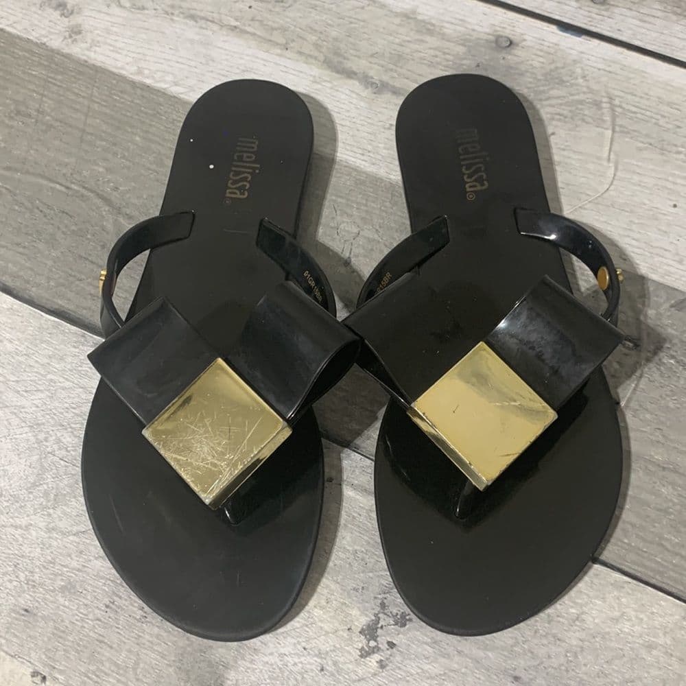 Melissa Flip Flops Girls US Sz‎ 1 - Thumbnail 2