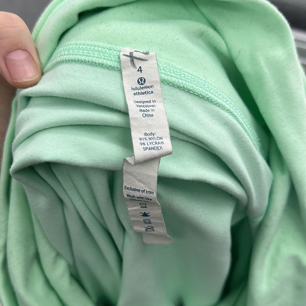Lululemon Cowl Neck Sweatshirt‎ Mint Sz 4 - Thumbnail 6