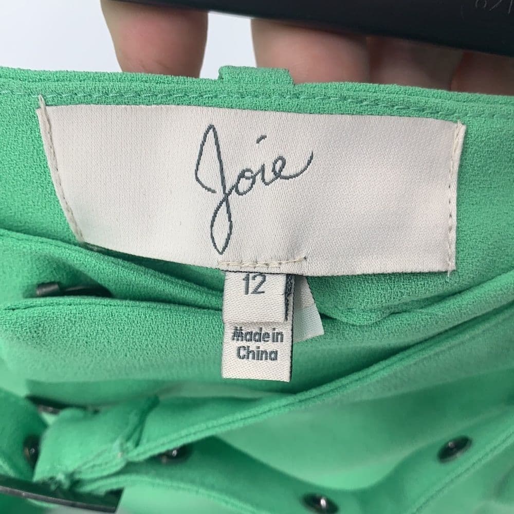 Joie‎ Green Shorts Sz 12 - Thumbnail 4