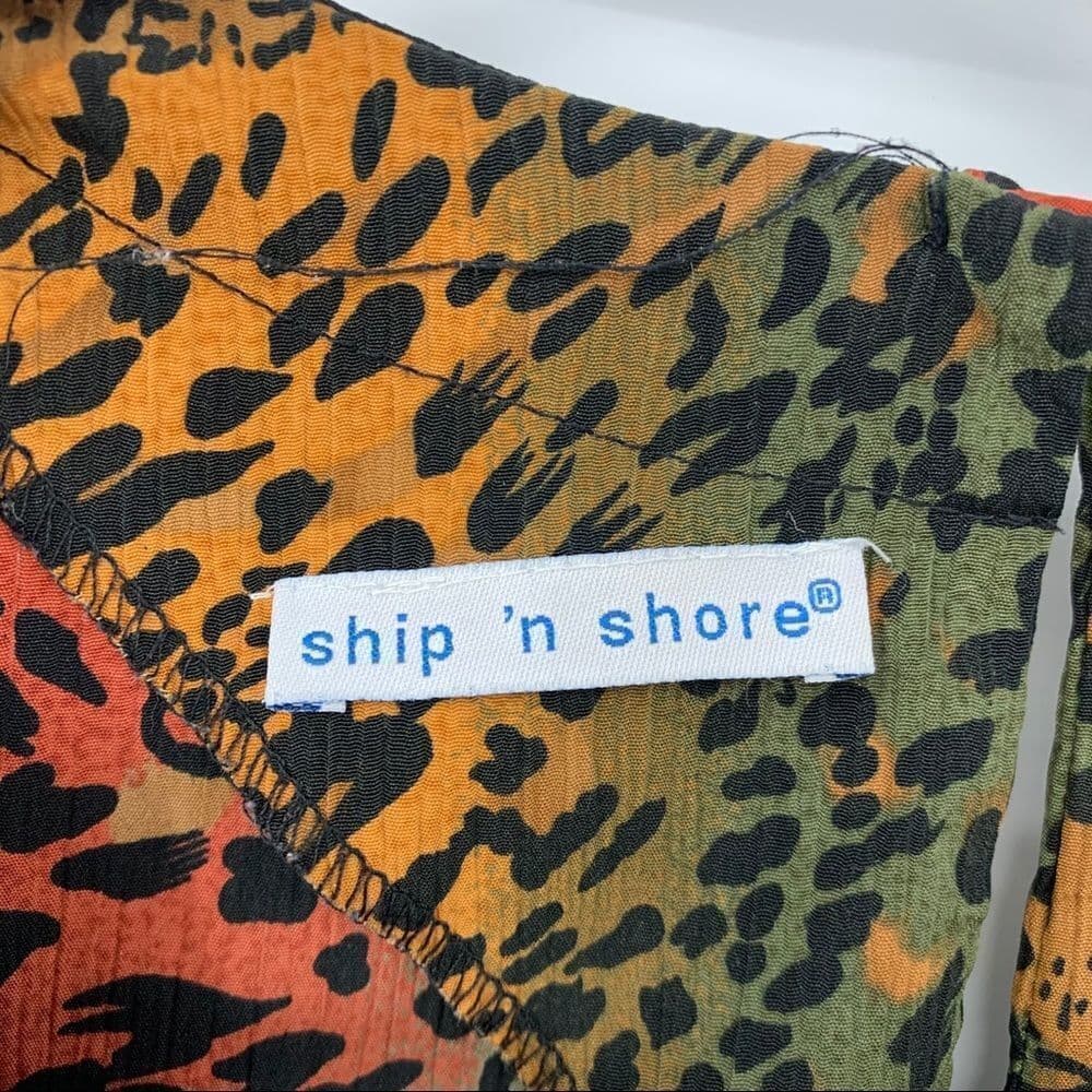 Vintage Ship '‎ N Shore Leopard Top - Thumbnail 4