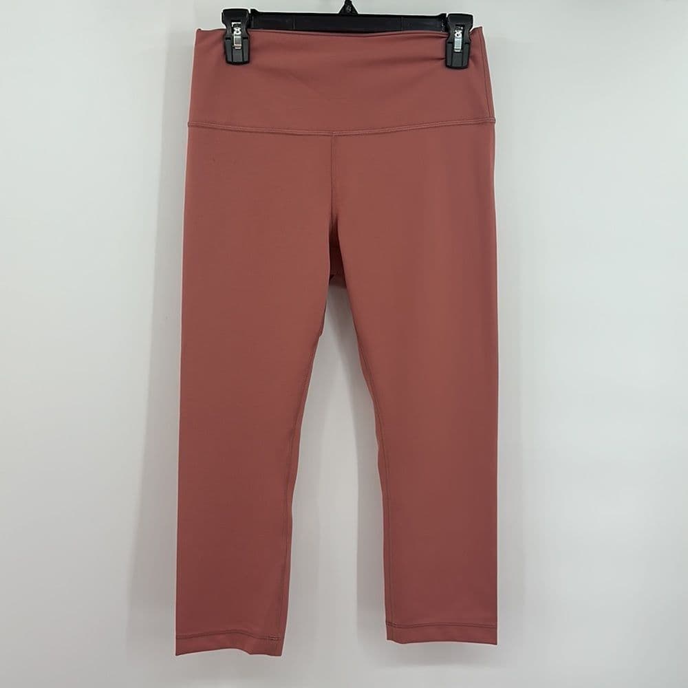 Lululemon Wunder‎ Train High Rise a crop 21” in Brier Rose Sz 10 - Thumbnail 2