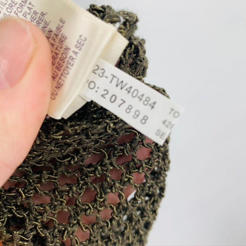 Tommy‎ Bahama Knit Mesh Top Sz XS - Thumbnail 6