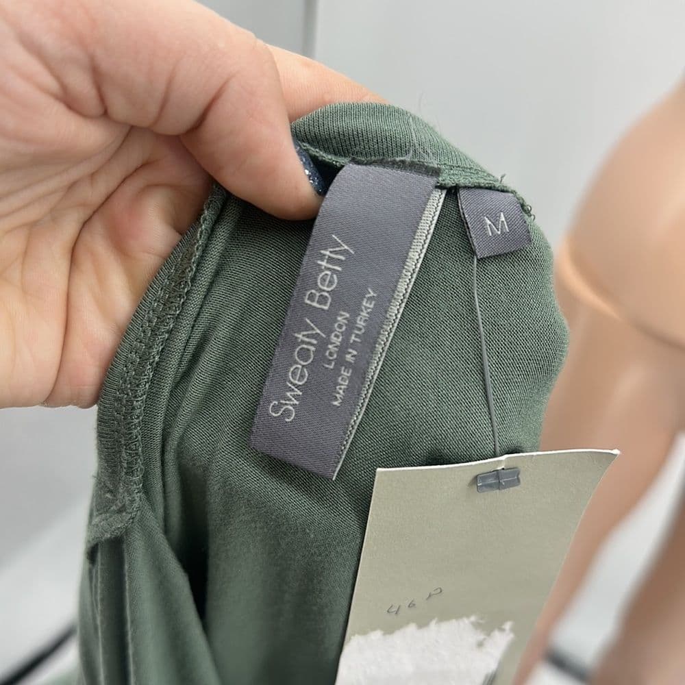 Sweaty Betty Take It Easy Dress,‎ Heath Green NWT Sz Medium - Thumbnail 7
