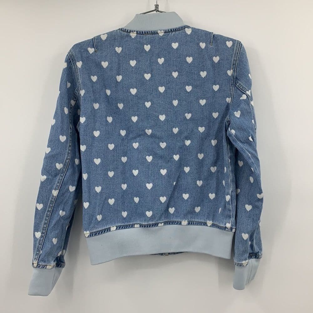 Pac Sun Denim‎ Heart Jacket Sz Small - Thumbnail 5