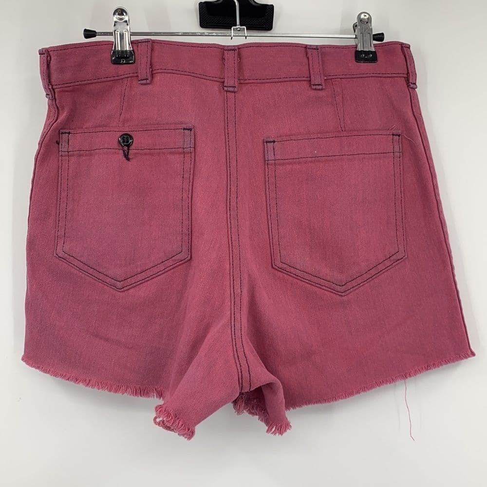 Vintage Navdungaree Mens Utility Trouser Cut off‎ Shorts Sz 31 - Thumbnail 2