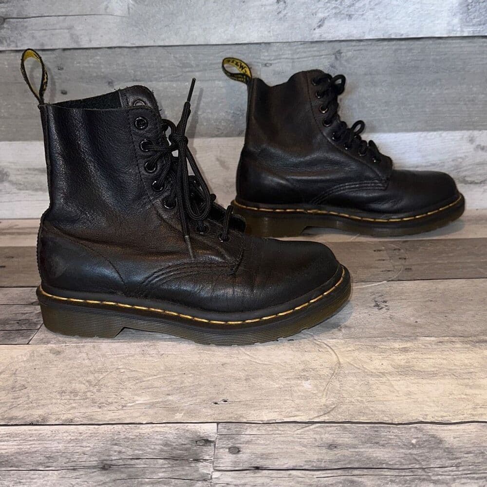 Dr. Martens Black Boots Sz US L 5‎ - Thumbnail 3